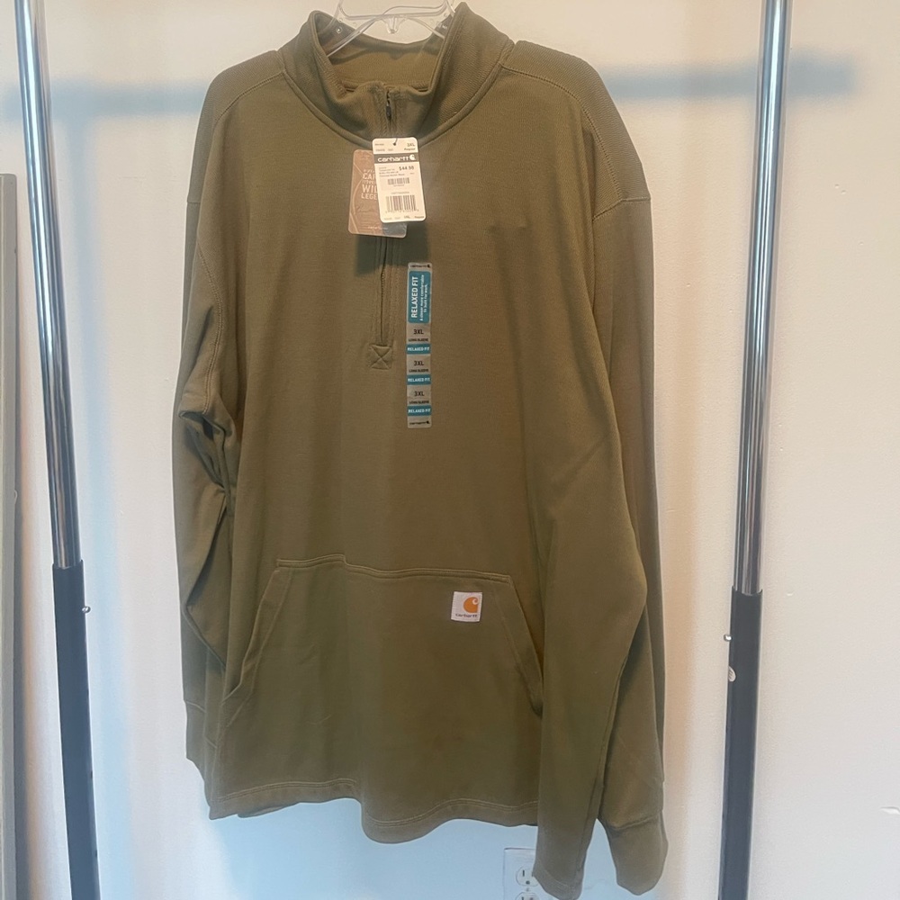 Carhartt Men’s Pullover quarter zip NEW